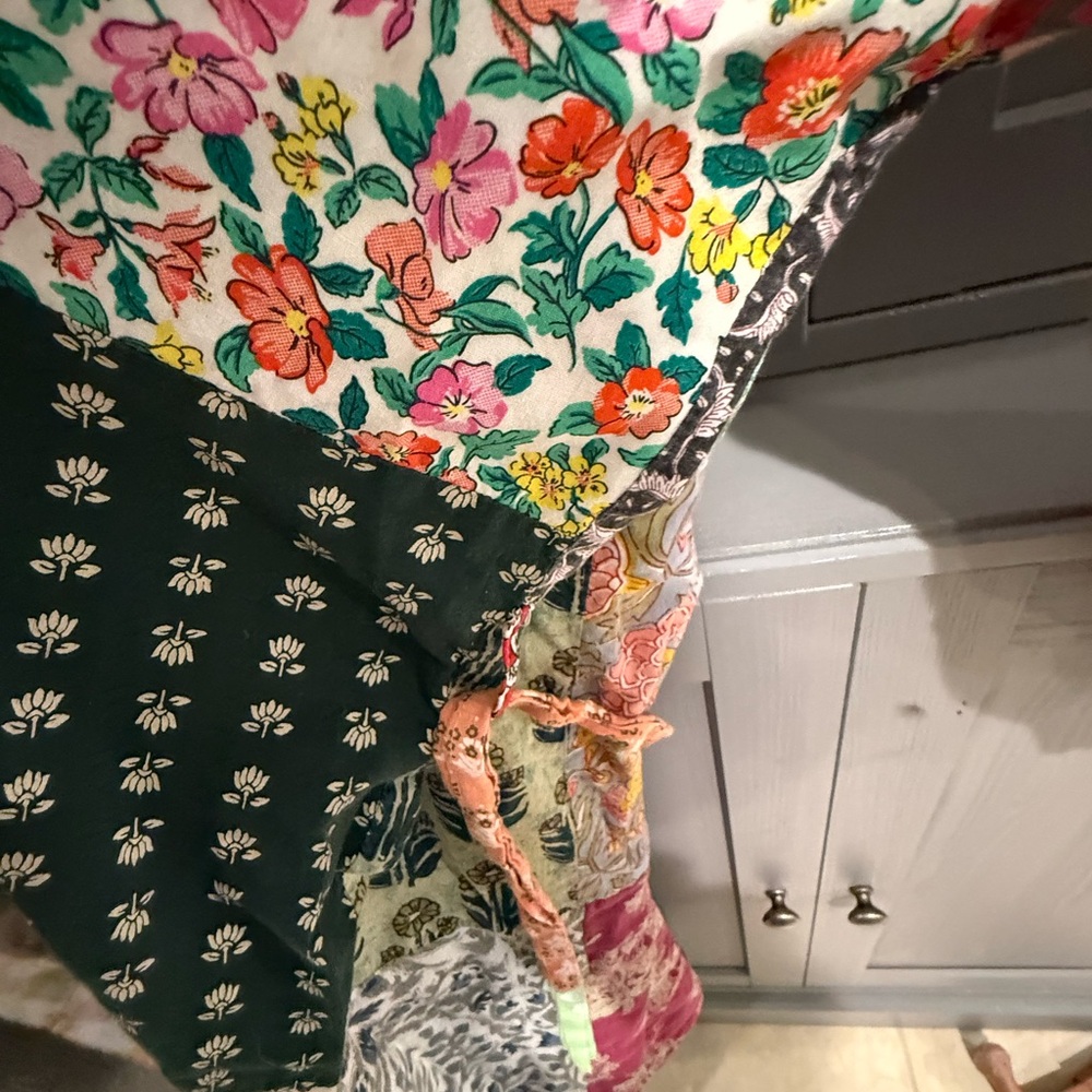 Repurposed Cotton Sari Robe - Picture 8 of 12
